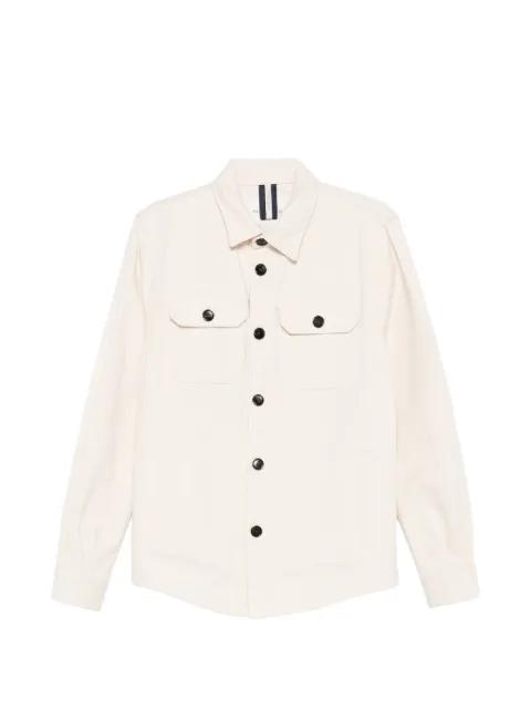 panelled shirt jacket by PROFUOMO