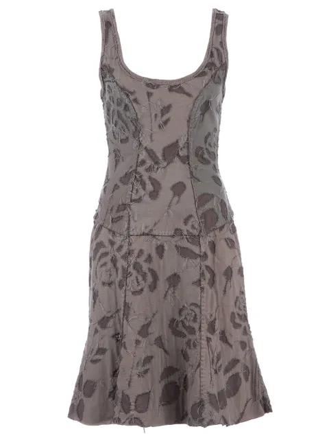 floral stitch detail dress by PROJET ALABAMA