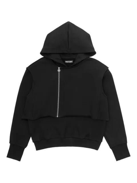Armour zip-front hoodie by PROTEMOA
