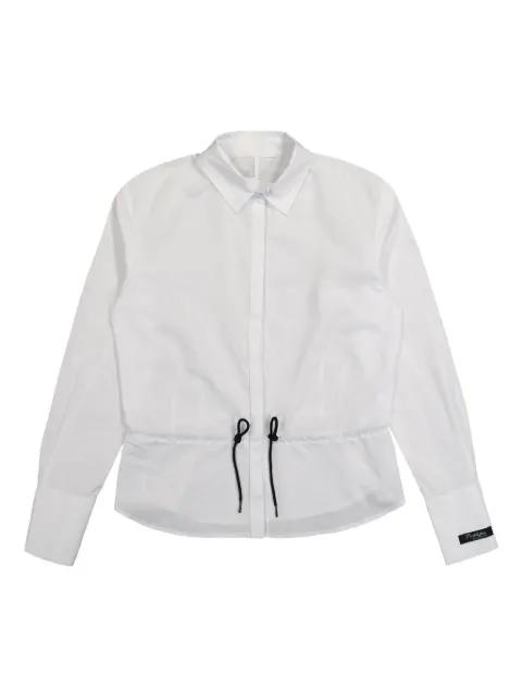 Shoelace poplin shirt by PROTOTYPES
