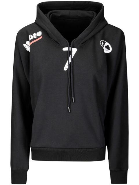 number-print hoodie by PROTOTYPES
