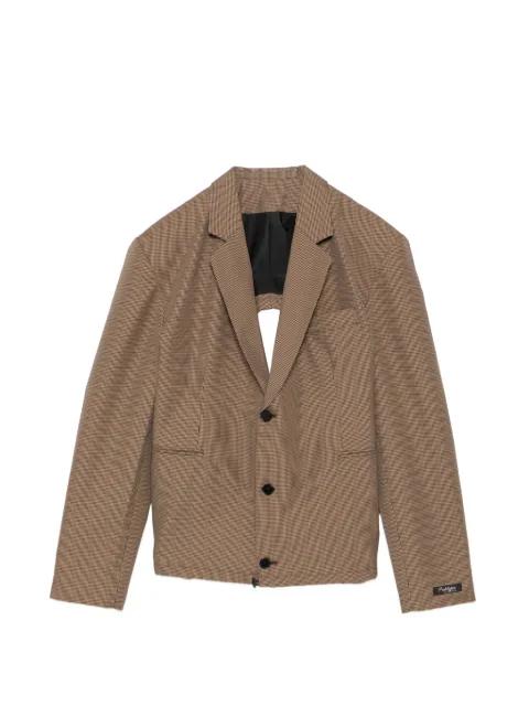 open back blazer by PROTOTYPES