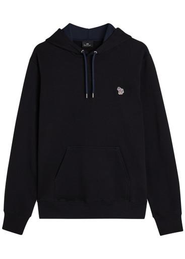 Appliquéd hoodied cotton sweatshirt by PS BY PAUL SMITH