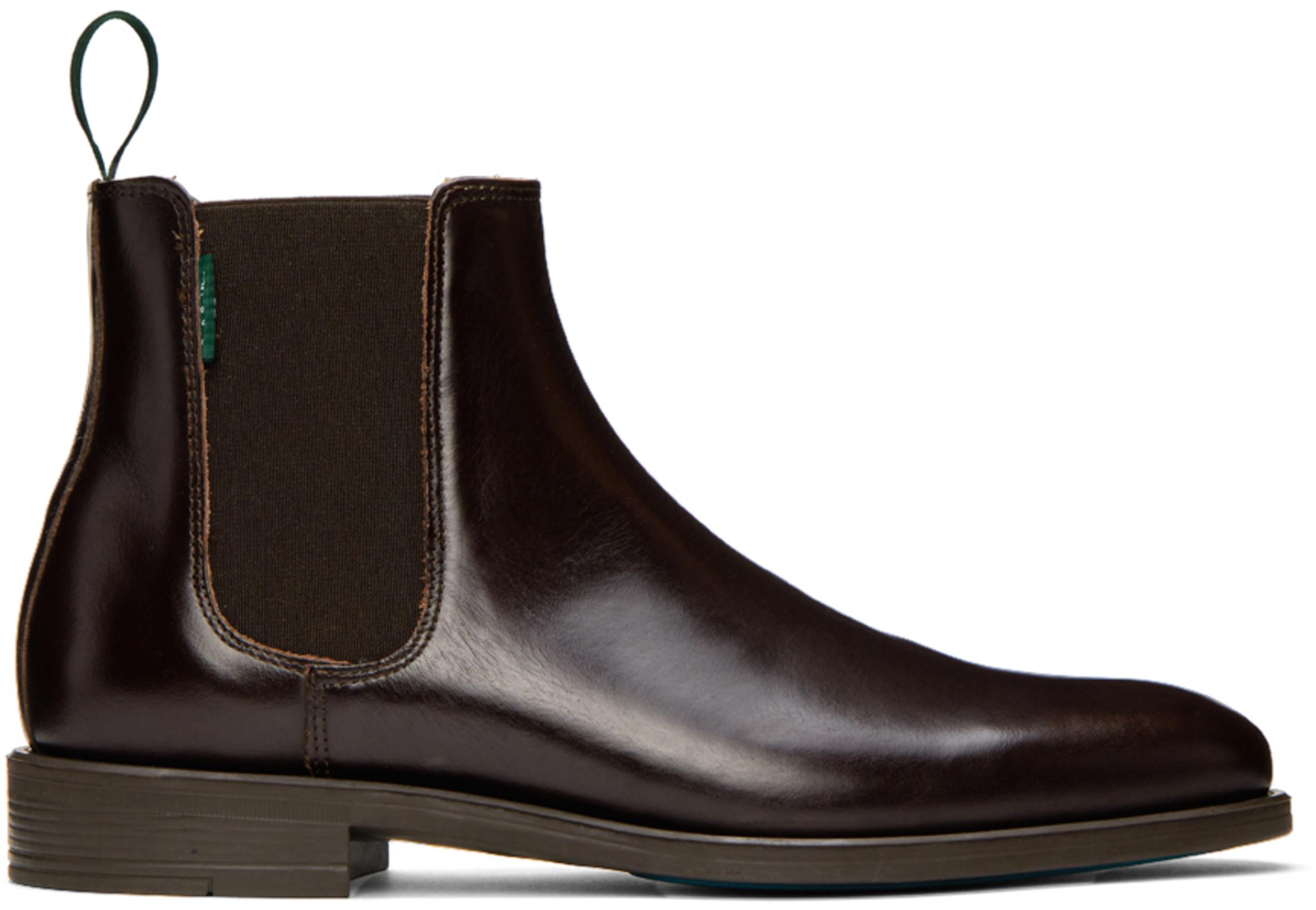 Brown Cedric Chelsea Boots by PS BY PAUL SMITH