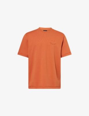Casual-Fit Embossed-Branding Stretch-Cotton T-Shirt by PS BY PAUL SMITH