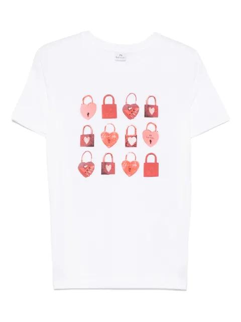 Heart Padlock T-shirt by PS BY PAUL SMITH