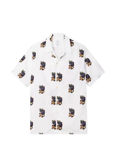 Lucky Cat printed shirt by PS BY PAUL SMITH