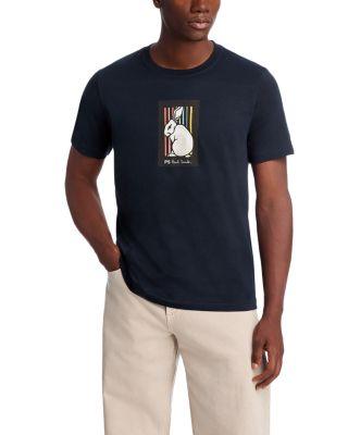 PS Paul Smith Regular Fit Short Sleeved Rabbit Stripe Tee by PS BY PAUL SMITH