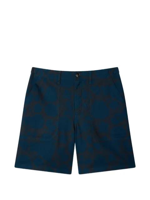 Perforated Floral cotton shorts by PS BY PAUL SMITH