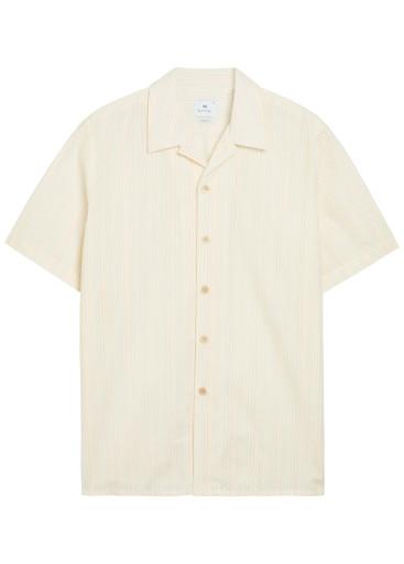 Pinstriped cotton-poplin shirt by PS BY PAUL SMITH