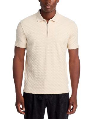 Regular Fit Zip Front Polo Shirt by PS BY PAUL SMITH Regular Fit Zip Front Polo Shirt by PS BY PAUL SMITH