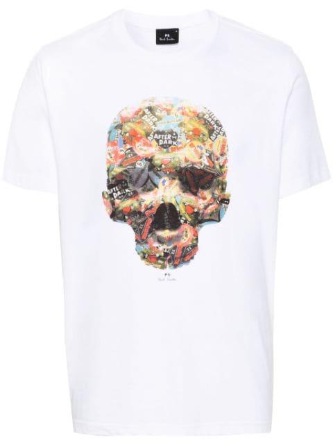 Skull Sticker organic-cotton T-shirt by PS BY PAUL SMITH