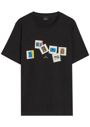Slides printed cotton T-shirt by PS BY PAUL SMITH