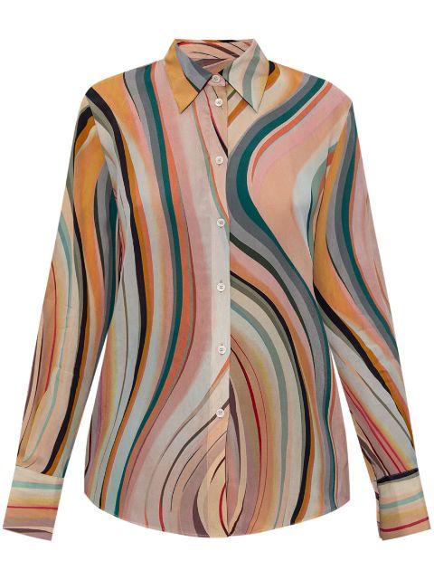 Swirl-print shirt by PS BY PAUL SMITH