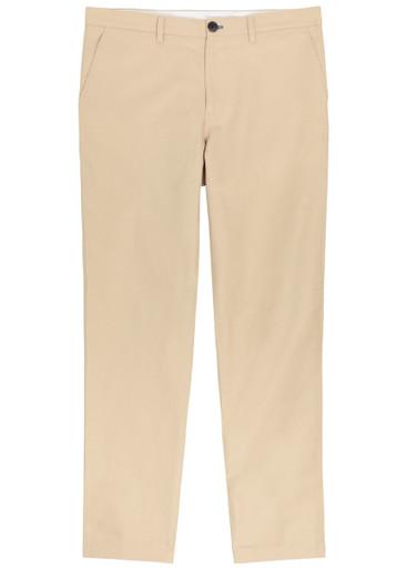 Tapered-leg cotton and linen-blend trousers by PS BY PAUL SMITH