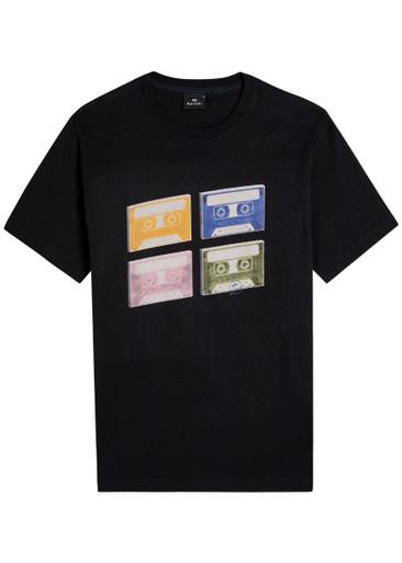 Tapes printed cotton T-shirt by PS BY PAUL SMITH