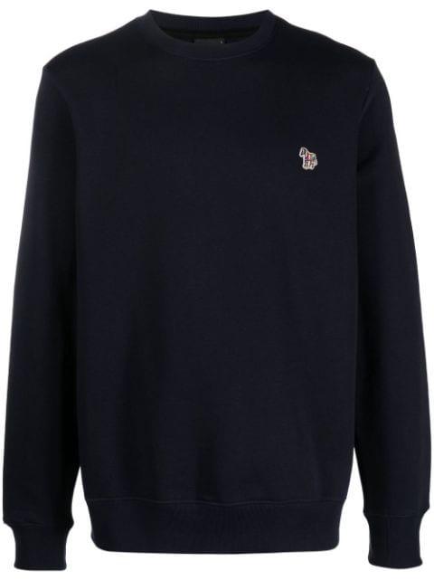 Zebra-patch organic cotton sweatshirt by PS BY PAUL SMITH
