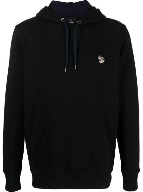 Zebra-patch pullover hoodie by PS BY PAUL SMITH