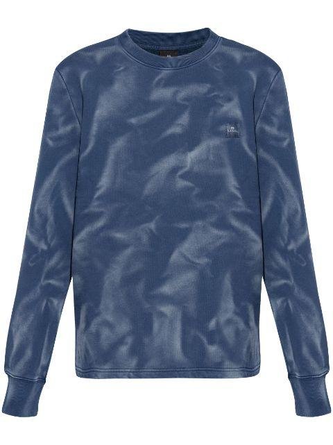 bleached effect organic cotton jumper by PS BY PAUL SMITH