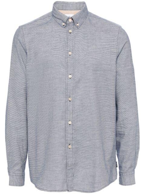 button-up cotton-blend shirt by PS BY PAUL SMITH