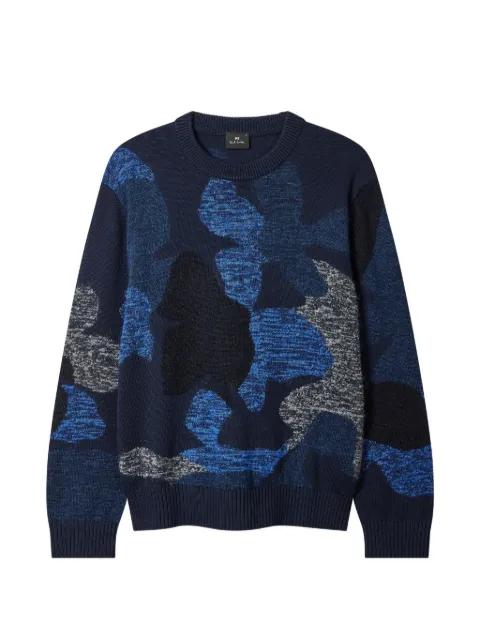 camouflage crew-neck sweater by PS BY PAUL SMITH