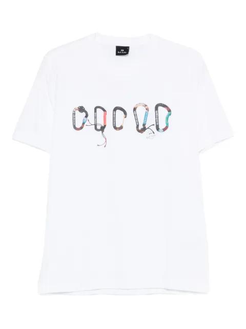 carabiner-graphic T-shirt by PS BY PAUL SMITH