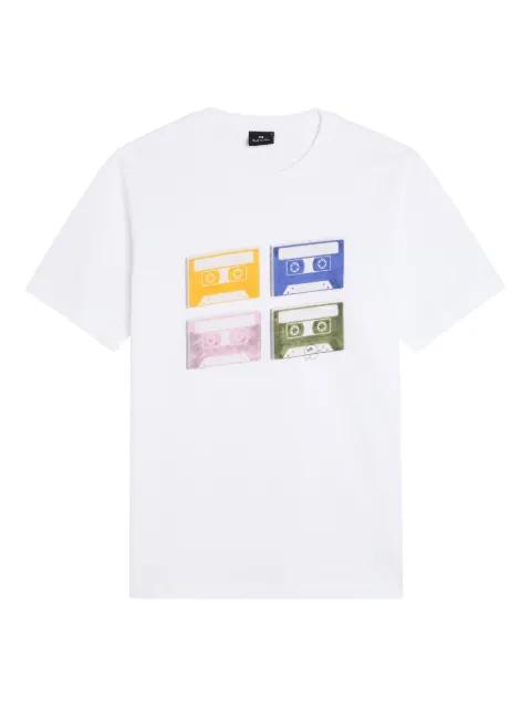 cassette-print T-shirt by PS BY PAUL SMITH