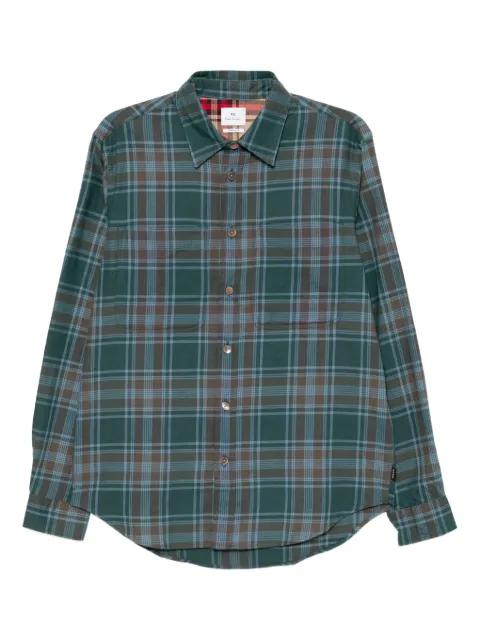 checked cotton shirt by PS BY PAUL SMITH