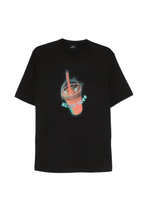 drink-print T-shirt by PS BY PAUL SMITH