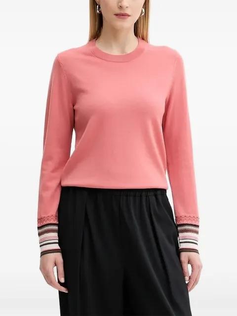 embellished-cuff sweater by PS BY PAUL SMITH