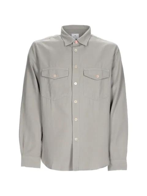 flap-pocket long-sleeve shirt by PS BY PAUL SMITH