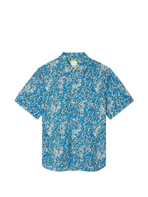 floral-print button-up shirt by PS BY PAUL SMITH