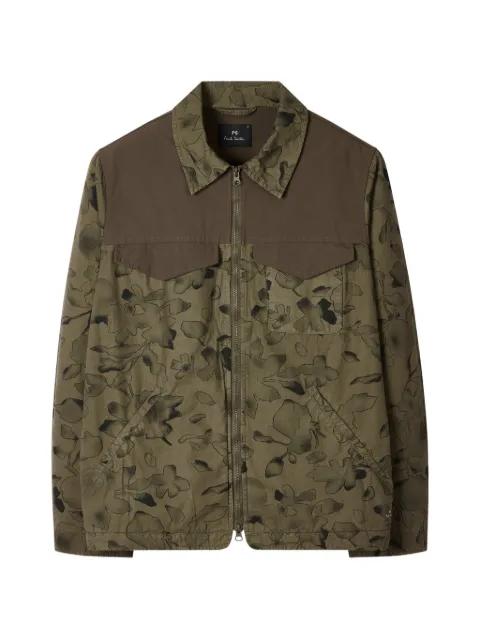 floral-print collared jacket by PS BY PAUL SMITH