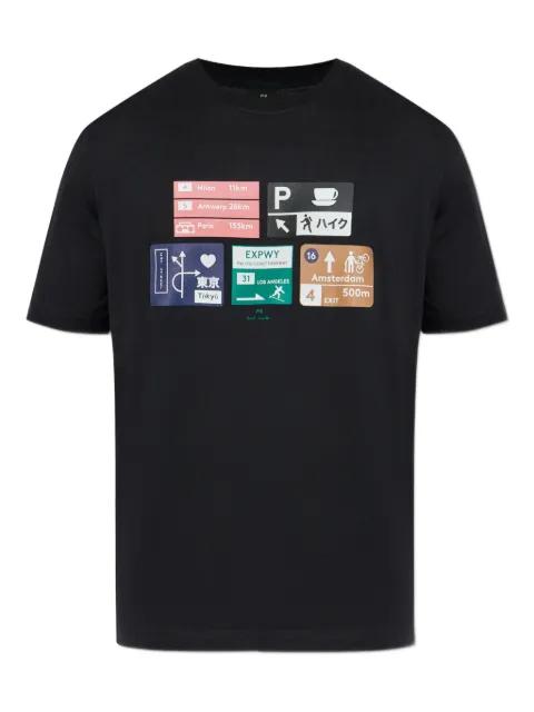 graphic-print T-shirt by PS BY PAUL SMITH