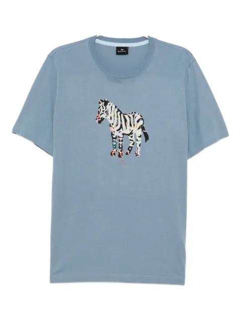 graphic-print  cotton T-shirt by PS BY PAUL SMITH