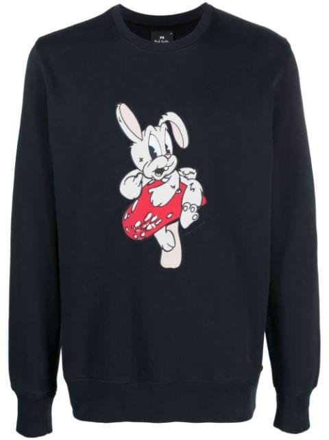 graphic-print organic-cotton sweatshirt by PS BY PAUL SMITH