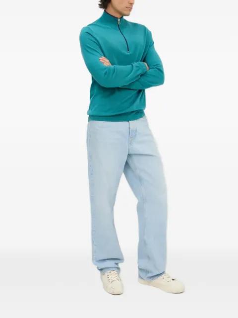 half-zip high-neck top by PS BY PAUL SMITH