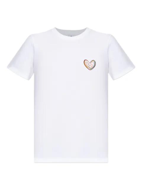 heart-embroidered T-shirt by PS BY PAUL SMITH