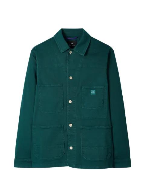 lofo-patch pocket shirt jacket by PS BY PAUL SMITH