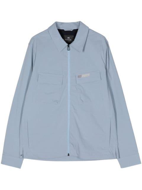 logo-debossed zip-up jacket by PS BY PAUL SMITH