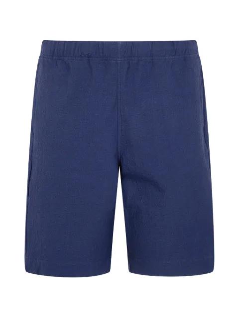 logo-patch seersucker shorts by PS BY PAUL SMITH