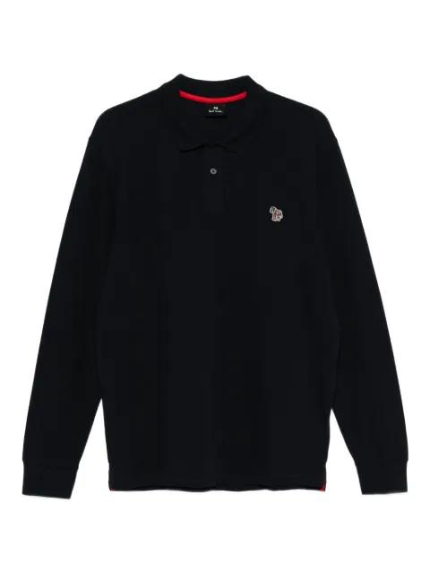 long-sleeve embroidered polo shirt by PS BY PAUL SMITH