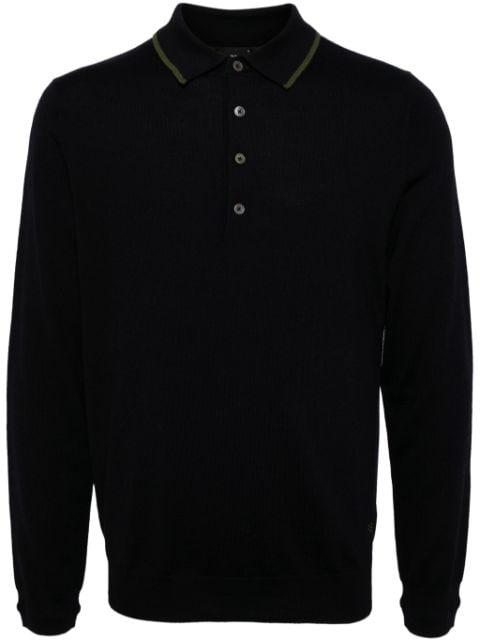 merino wool knitted polo by PS BY PAUL SMITH