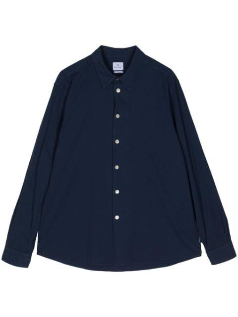 organic-cotton seersucker shirt by PS BY PAUL SMITH