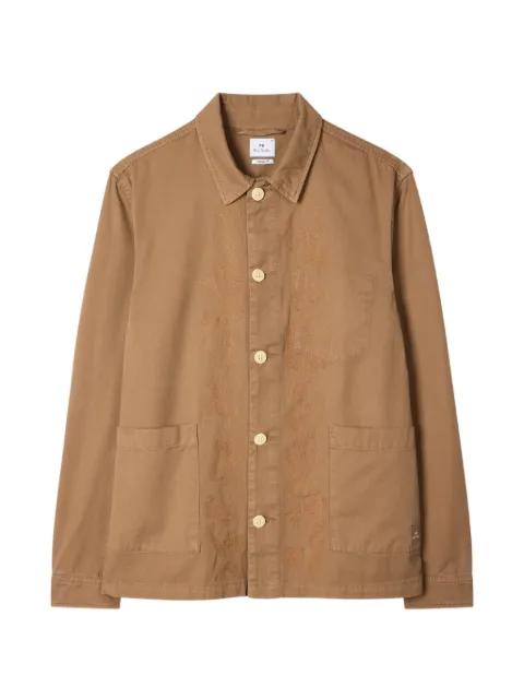 organic cotton shirt jacket by PS BY PAUL SMITH