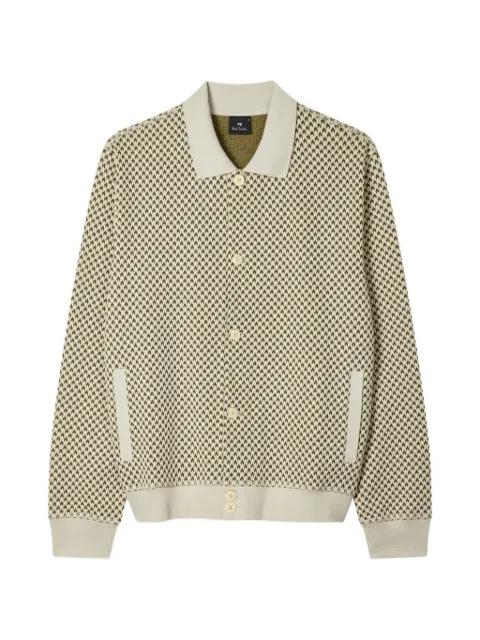 patterned button-up cardigan by PS BY PAUL SMITH