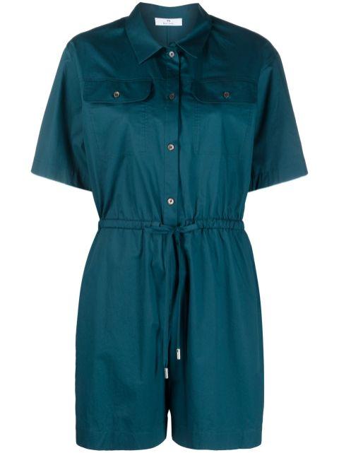 pocket short-sleeve playsuit by PS BY PAUL SMITH