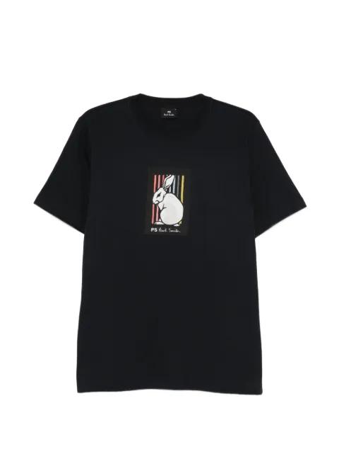 rabbit-print T-shirt by PS BY PAUL SMITH