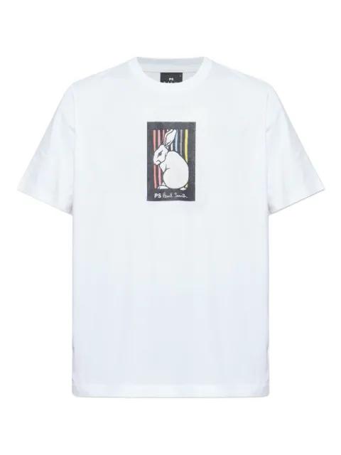 rabbit-print T-shirt by PS BY PAUL SMITH