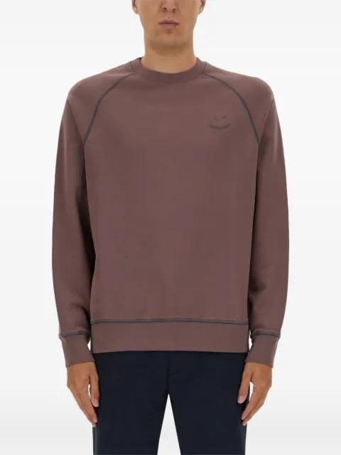 raglan-sleeve smiley sweatshirt by PS BY PAUL SMITH